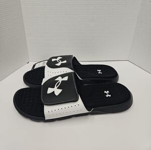 Under Armour Black and White Men's Sandals